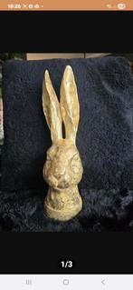 Goudkleurige Paashaas hoofd
35 cm hoog, Ophalen of Verzenden, Nieuw