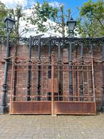 Antieke smeedijzeren poort., Tuin en Terras, Ophalen of Verzenden