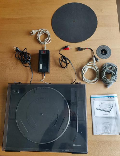 Philips FP563 automatic pickup met naald en toebehoren., Audio, Tv en Foto, Platenspelers, Gebruikt, Platenspeler, Philips, Automatisch
