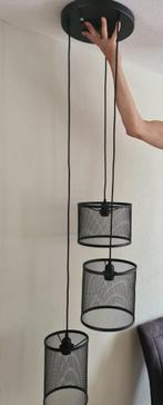 Nieuwe zwarte industriele hanglamp, Huis en Inrichting, Lampen | Hanglampen, Ophalen, Nieuw, Metaal, Industrieel