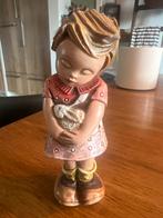 Lieflijk beeldje: Meisje met Konijn, Ophalen of Verzenden