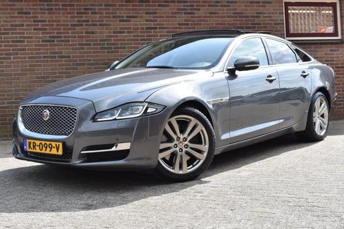 Jaguar XJ 3.0 D Premium Luxury '16 LED Pano Leder Clima NAvi, Auto's, Jaguar, Bedrijf, Te koop, XJ, ABS, Achteruitrijcamera, Airbags
