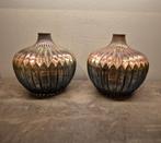 2 fraaie vazen, Huis en Inrichting, Woonaccessoires | Vazen, Overige kleuren, Ophalen of Verzenden, Minder dan 50 cm, Glas