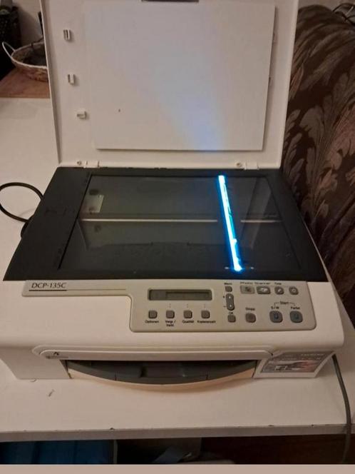 Te koop! Brother merk printer en scanner DCP-135C., Computers en Software, Printers, Zo goed als nieuw, Ophalen