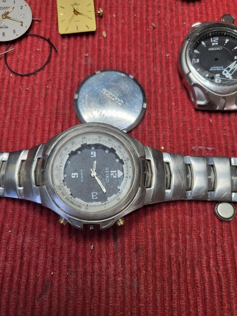 Te Koop , Horloge , Horloge's  , Horloge, Ophalen of Verzenden, Zo goed als nieuw, Leer, Overige merken