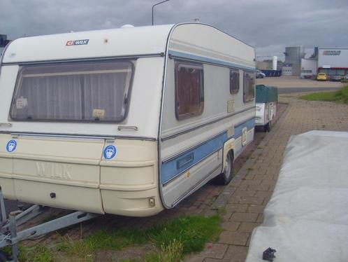 Wilk De Luxe 500 IN ZEER GOEDE STAAT winter caravan, Caravans en Kamperen, Caravans, Bedrijf, 750 - 1000 kg, Rondzit, Wilk, Overige typen