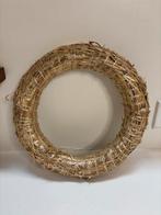 Stro Krans 30cm - Kerst Knutselen, Ophalen of Verzenden, Nieuw