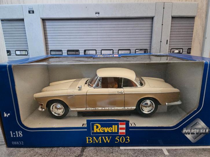 Revell BMW 503 1955 1/18 in ovp, Hobby en Vrije tijd, Modelauto's | 1:18, Zo goed als nieuw, Auto, Revell, Ophalen of Verzenden