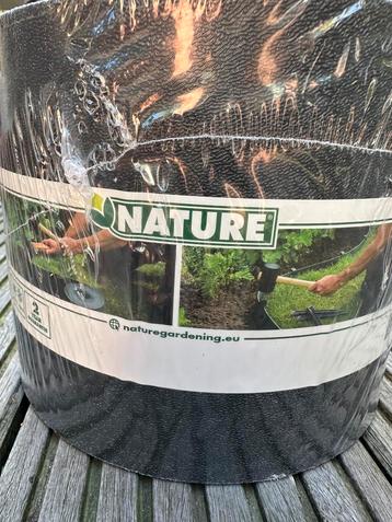 Borderrand Nature 10m, 15cm hoog. Inclusief pennen, nieuw beschikbaar voor biedingen