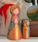 Pegdoll set popje seizoenstafel jaartafel handgemaakt, Ophalen of Verzenden, Nieuw