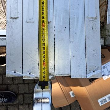 Aluminium kokerprofiel 4x4cm 14 lengtes  beschikbaar voor biedingen