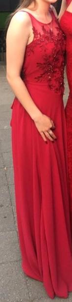 (Gala) jurk - Lang - maat XS/S - Kleur rood, Kleding | Dames, Gelegenheidskleding, Galajurk, Ophalen of Verzenden, Zo goed als nieuw