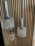 Vintage Glaspendel Hanglamp, Ophalen of Verzenden, Gebruikt, Glas, 75 cm of meer