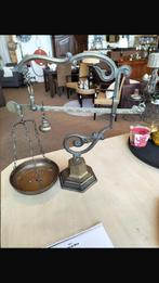 13. Bronzen weegschaal vintage antiek, Ophalen of Verzenden, Brons