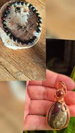 edelsteen hanger met armband sieraden kristallen juwelen, Ophalen of Verzenden, Nieuw