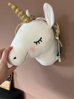 Unicorn Hoofd voor aan de Muur, Kinderen en Baby's, Speelgoed | Knuffels en Pluche, Ophalen, Zo goed als nieuw, Paard