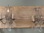 Brocante Franse antieke Wandlampjes, Ophalen, Overige materialen