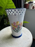 Royal Twickel Tulip Delfts Blauw Vaas – Wit en blauw, Antiek en Kunst, Antiek | Vazen, Verzenden
