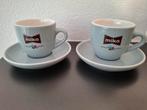 Miko espresso kopjes en schotels grijs/blauw twee stuks, Huis en Inrichting, Keuken | Servies, Nieuw, Ophalen of Verzenden, Overige stijlen