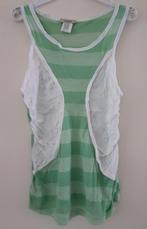 *SALE* Top groen/wit maat 140/146 *NIEUW* (0839), Meisje, Nieuw, Ophalen of Verzenden, Famosa