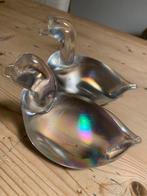 Parelmoer 2 eenden glinsteren zwaar vintage, Ophalen of Verzenden, Zo goed als nieuw