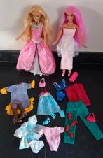 Twee Barbiepoppen Mattel met mooi lang haar, Ophalen of Verzenden, Gebruikt, Barbie