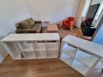 Twee witte IKEA Kallax kasten, Huis en Inrichting, Ophalen, 50 tot 100 cm, Zo goed als nieuw, Minder dan 100 cm