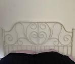 Wit metalen bedframe + lattenbodem GRATIS, Ophalen, Gebruikt, Wit, Tweepersoons
