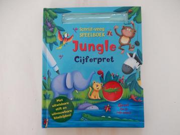 * Schrijf - veeg en rekenboek jungle cijferpret - Ben Adams  beschikbaar voor biedingen