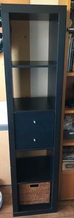 Ikea kast zwart/donkerbruin, Ophalen, Gebruikt, 25 tot 50 cm