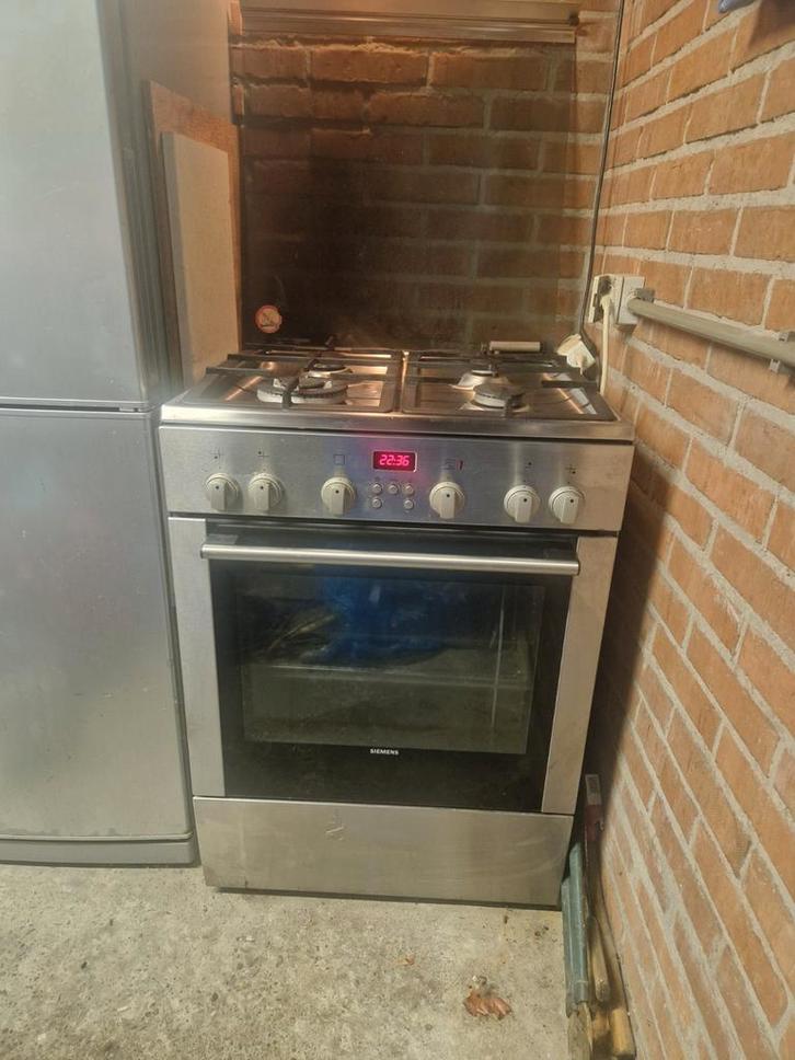 Siemens Gasfornuis - Betrouwbaar en Efficiënt, Witgoed en Apparatuur, Fornuizen, Gebruikt, Vrijstaand, Gas, 4 kookzones, 85 tot 90 cm