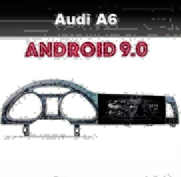 Audi A6 2005-2011 navigatie android 9.0 wifi dab+ 10,25'' hd, Auto diversen, Ophalen of Verzenden, Nieuw