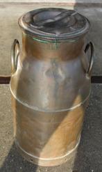 melkbus koper met deksel, Ophalen, Koper