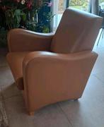 Leren fauteuil - zo goed als nieuw!, Ophalen, Zo goed als nieuw, 75 tot 100 cm, Modern