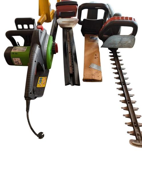Divers elektrisch tuingereedschap heggenschaar grastrimmers, Tuin en Terras, Hand-tuingereedschap, Gebruikt, Overige soorten, Ophalen