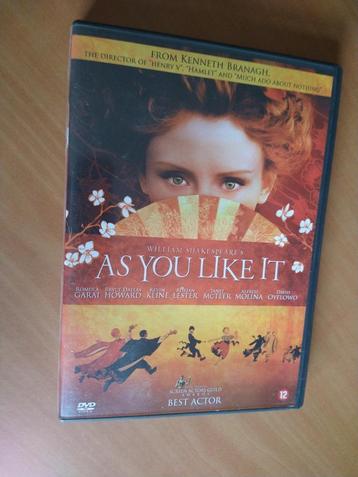 DVD As You Like It beschikbaar voor biedingen
