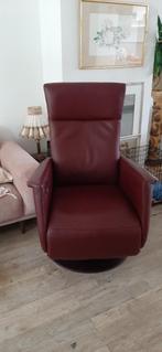 Prominent sta op stoel, Huis en Inrichting, Fauteuils, Ophalen, Zo goed als nieuw, 50 tot 75 cm, Leer