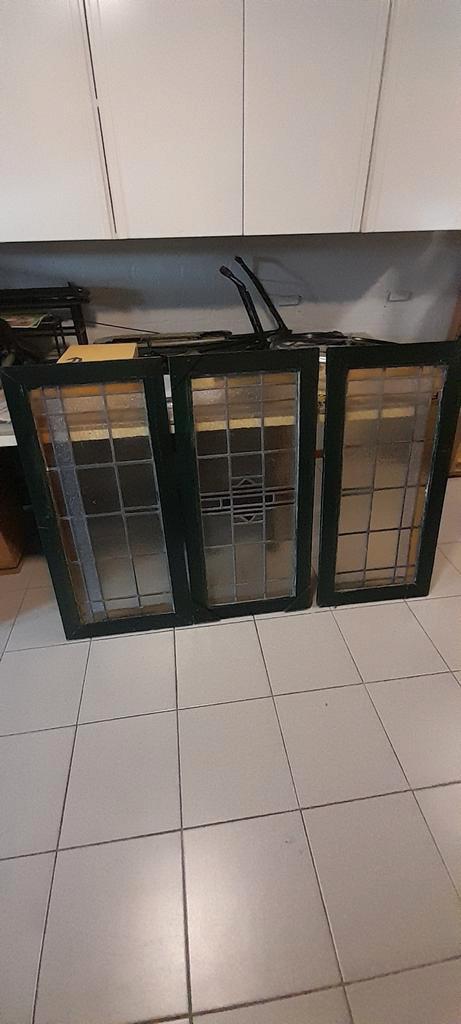 3 glas in lood ramen, Doe-het-zelf en Verbouw, Glas en Ramen, Ophalen