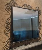 Decoratieve Spiegel met Metalen Frame, Ophalen, 100 tot 150 cm, Zo goed als nieuw, Rechthoekig