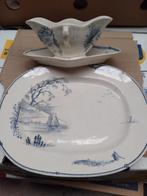 Petrus Regout decor Marines, juskom en schaal, Ophalen of Verzenden