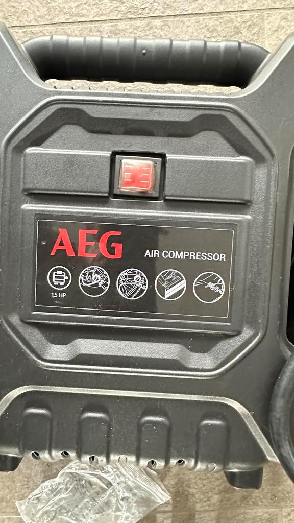 AEG Olievrije AIR Compressor - Zo Goed Als Nieuw!, Doe-het-zelf en Verbouw, Compressors, Zo goed als nieuw, 6 tot 10 bar, Minder dan 25 liter