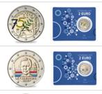 Luxemburg 2 x 2 euro 2025  KLEUR coincard oplage 5000, Verzenden, Luxemburg, 2 euro