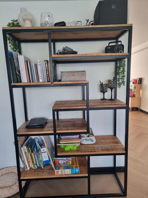 Industriële kast, Huis en Inrichting, Kasten | Boekenkasten, Zo goed als nieuw, 25 tot 50 cm, Metaal, Ophalen