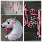 Hobby horse halster met accessoires basic roze / wit, Hobby en Vrije tijd, Overige Hobby en Vrije tijd, Nieuw, Ophalen of Verzenden