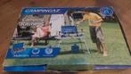 Camping gasstel 2- pits, blauw, Caravans en Kamperen, Kampeeraccessoires, Ophalen, Zo goed als nieuw