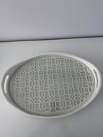 Zara Home dienblad glas en hout groot, Ophalen of Verzenden, Nieuw, Ovaal, Hout