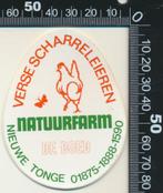 Sticker: Natuurfarm Verse scharreleieren - Nieuwe Tonge, Ophalen of Verzenden