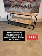Nieuw HSM Collection tv meubel mango 2 lades 140cm nu €140, Ophalen, ., Nieuw, .