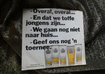 Cristal Alken:  Mijn Bier "Picture Disc" reclame 45t beschikbaar voor biedingen