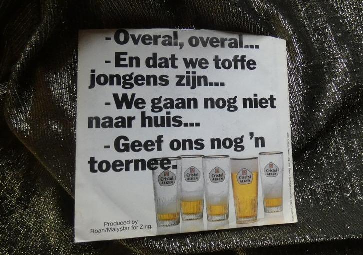 Cristal Alken:  Mijn Bier "Picture Disc" reclame 45t, Cd's en Dvd's, Vinyl Singles, Nederlandstalig, Ophalen